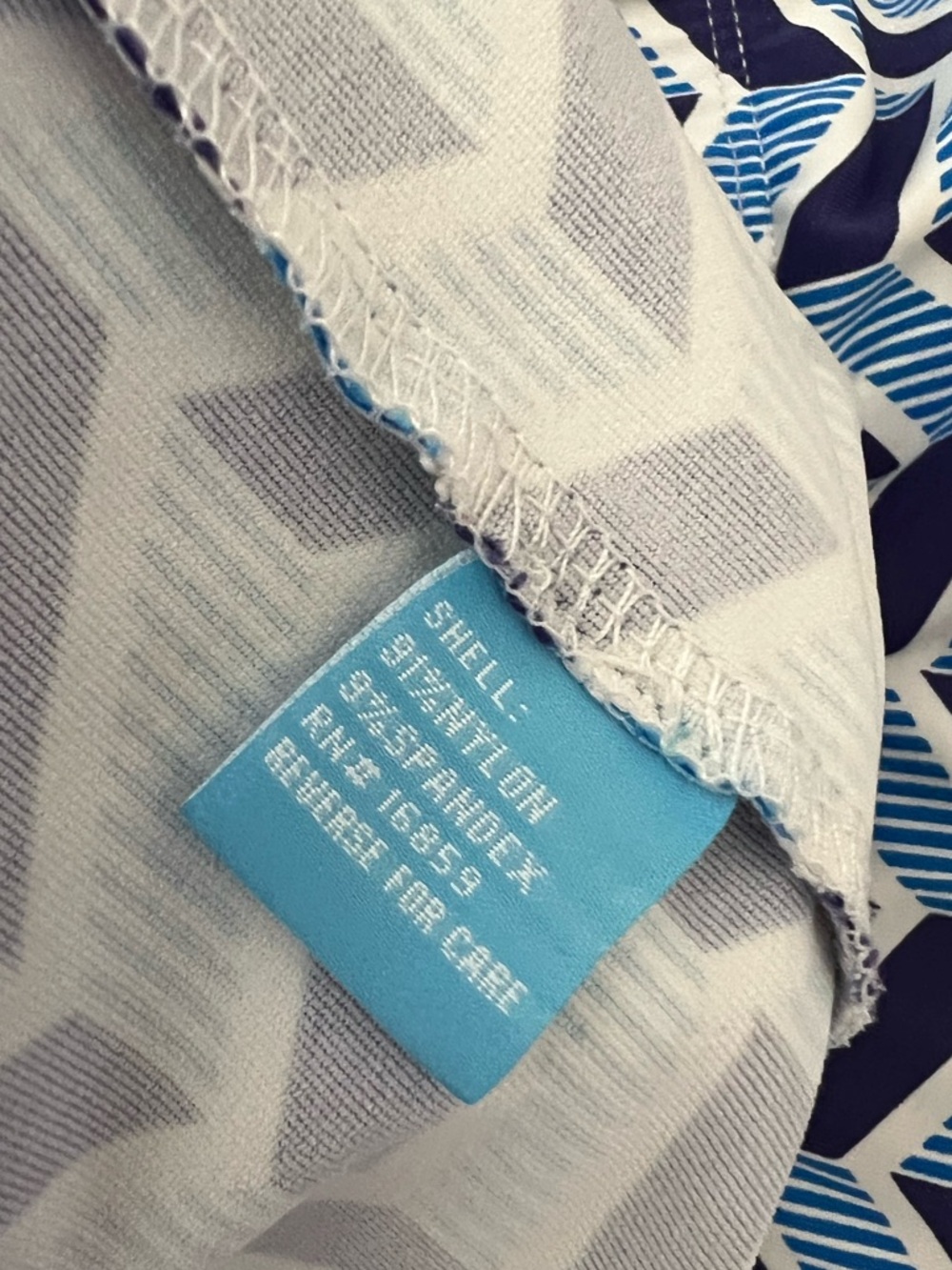 J. McLaughlin Catalina Cloth Palm Springs Skort Navy & Blue Chevron Stripes - Picture 11 of 11